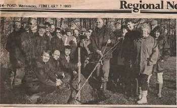 Old newspaper image